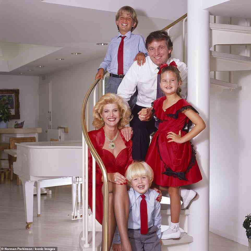 Trump had been married to his first wife, Ivana Trump, for over a decade and had three children - Donald Jr., Ivanka, and Eric - with her when he started his affair with Maples in 1989