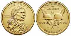 2016 1-Dollar-Münze der amerikanischen Ureinwohner