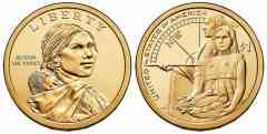 1-Dollar-Münze der amerikanischen Ureinwohner 2014