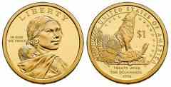2012 1-Dollar-Münze der amerikanischen Ureinwohner