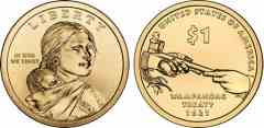 2011 Indianer 1 Dollar Münze