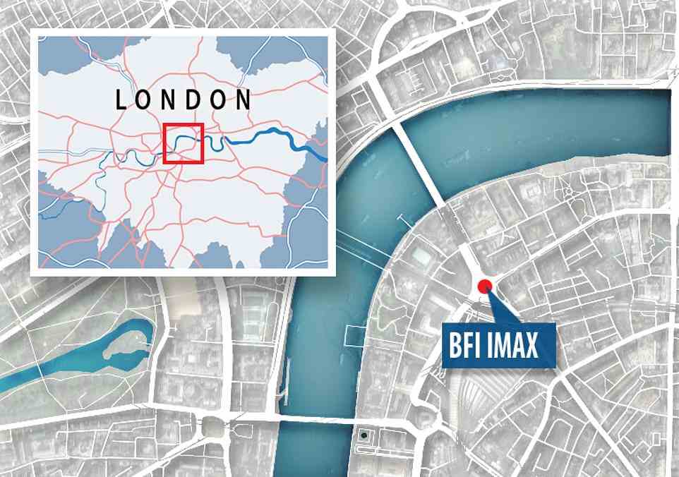 BFI IMAX is located in the centre of a roundabout junction in central London, a short walk from Waterloo station and accessible only through an underpass