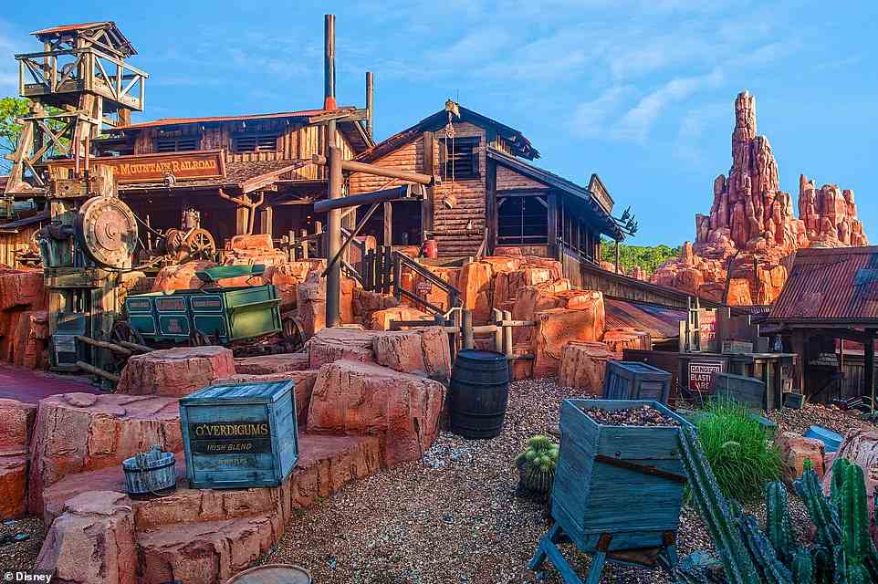'The Big Thunder Mountain Railroad (above) will be a ride for our next trip to Disney,' says Carol