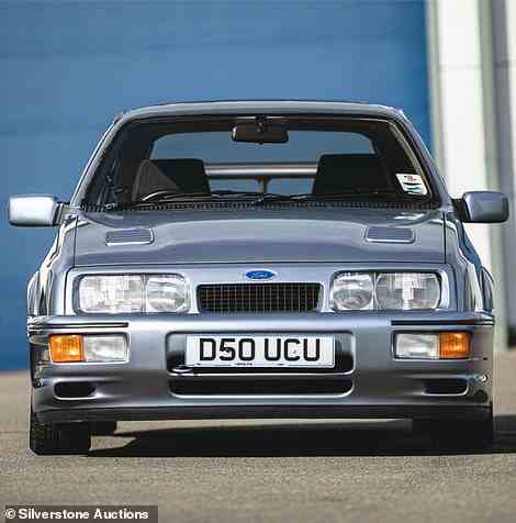 Silverstone Auctions had predicted that the 1986 Sierra RS Cosworth would sell for a maximum of £110,000