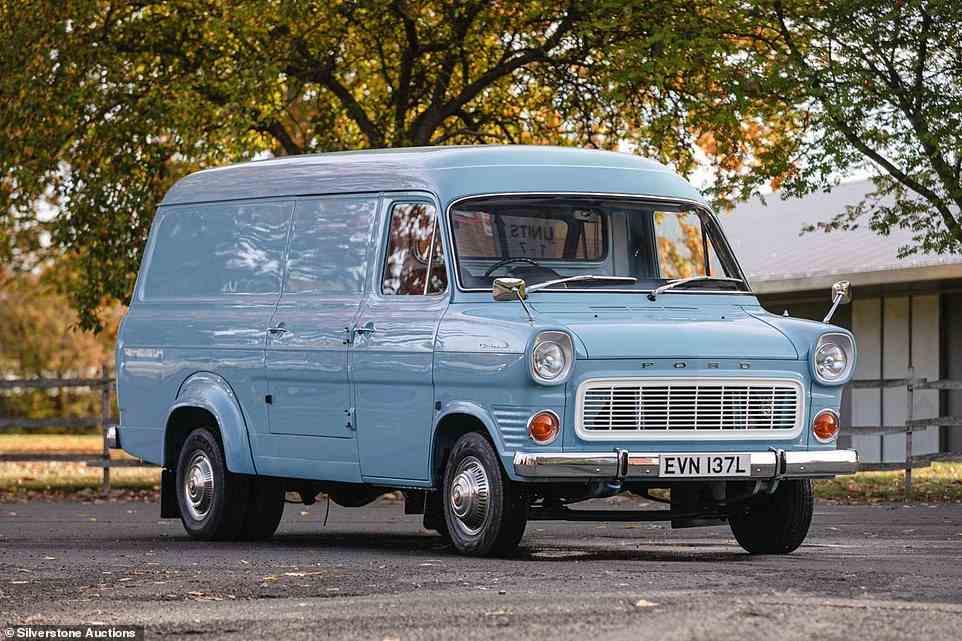 The world's most expensive classic Transit: This original-condition 1972 Mk1 Ford Transit sold at the same auction for £61,875, which is the most anyone has ever paid for a classic Transit at the block