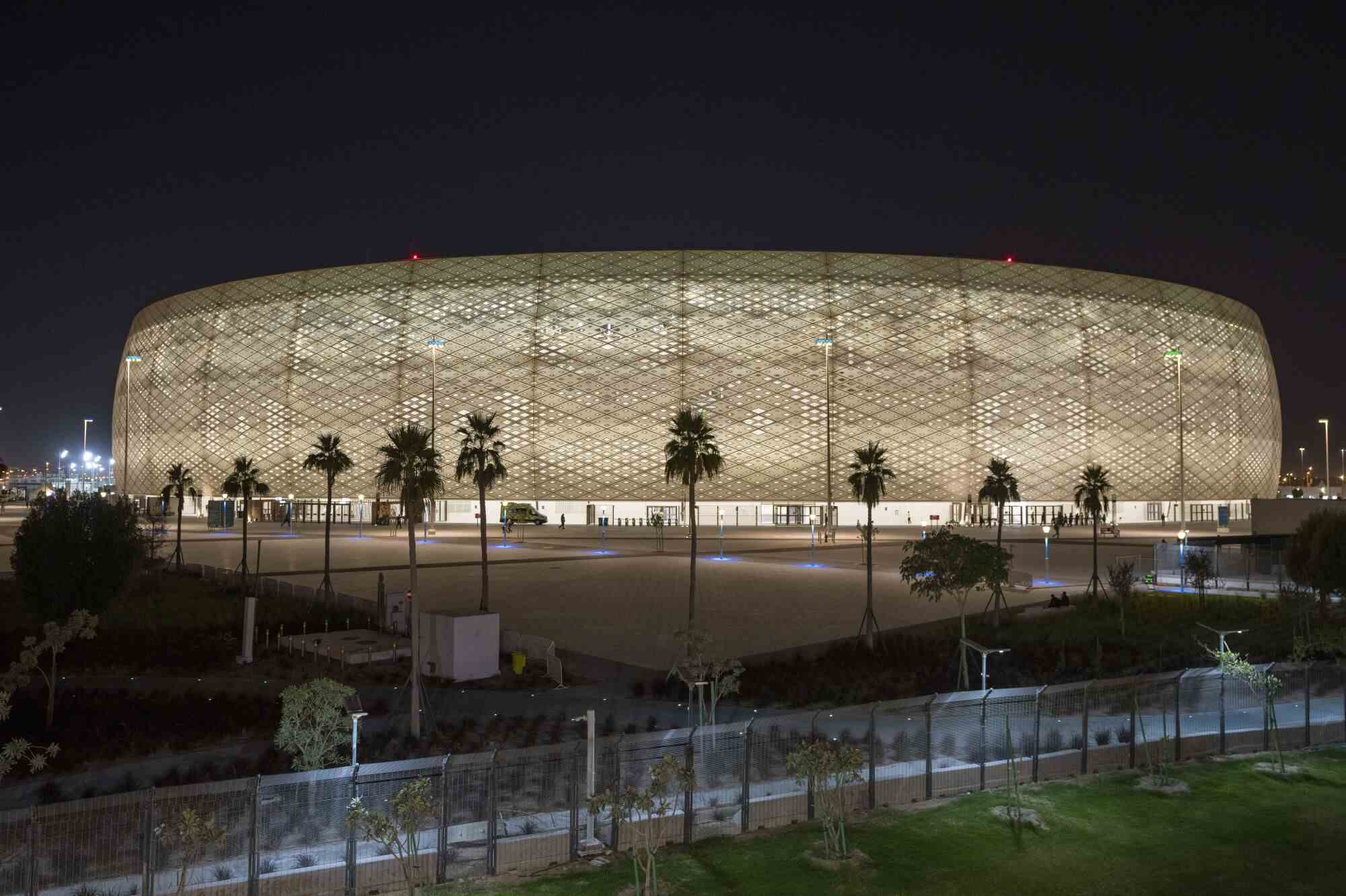 Al-Thumama-Stadion in Doha, Katar.