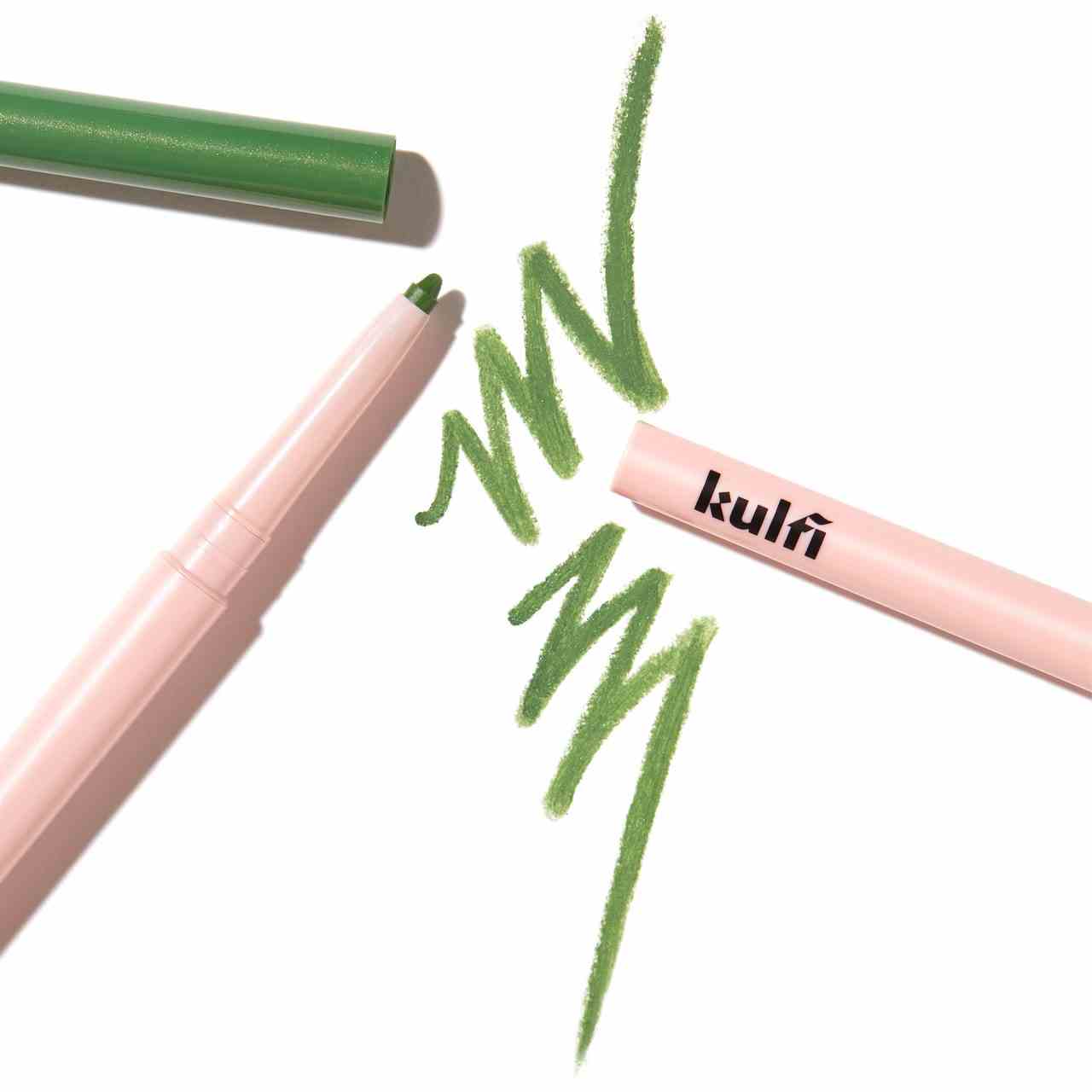 Kulfi Beauty Unterstrichener Kajal-Eyeliner in limitierter Auflage in Jungle Gems auf weißem Hintergrund