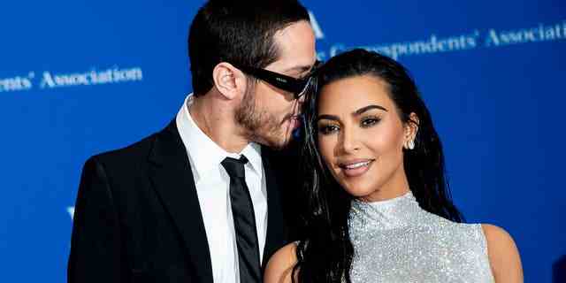Pete Davidson und Kim Kardashian, hier bei der Gala der White House Correspondents Association, trennten sich nach neun Monaten Beziehung.