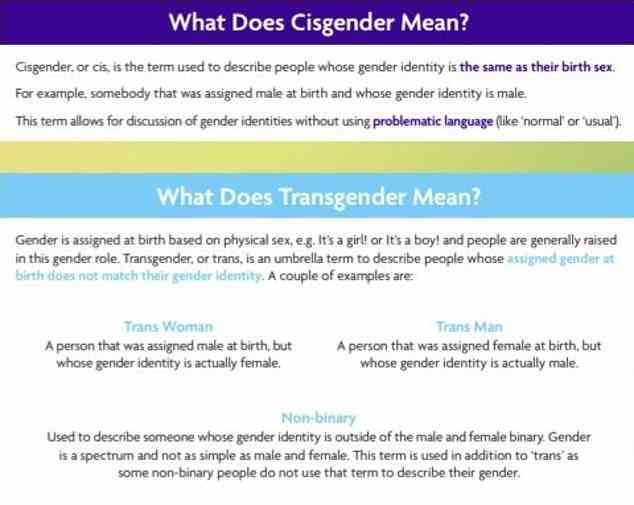 Critics have taken issue with numerous aspects of the poster, including the notion that gender is assigned at birth