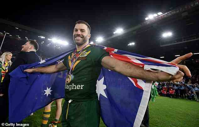 Tedesco sagte, er sei unglaublich stolz darauf, Australien zum Weltmeistertitel zu führen, nachdem er Italien bei der Rugby-League-Weltmeisterschaft 2013 und 2017 vertreten hatte