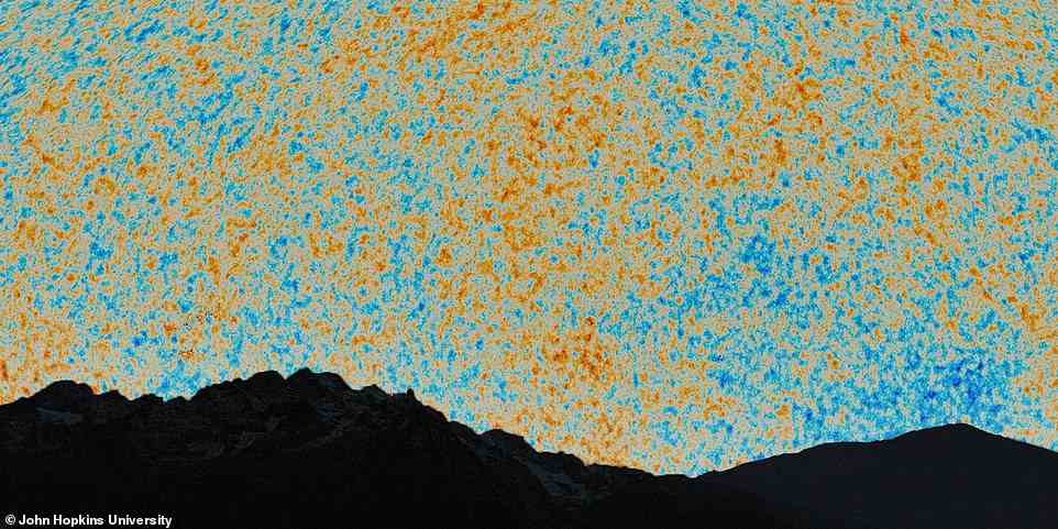 Dies ist ein aktuelles Foto des ersten Lichtblitzes kurz nach dem Urknall vor 13,7 Milliarden Jahren, aufgenommen von der Sloan Digital Sky Survey
