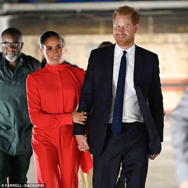 Laut königlicher Redakteurin Roya Nikkhah blieb die Firma nach dem Oprah-Interview des Herzogs und der Herzogin von Sussex (im September in Manchester abgebildet) mit „einem US-Problem“ zurück