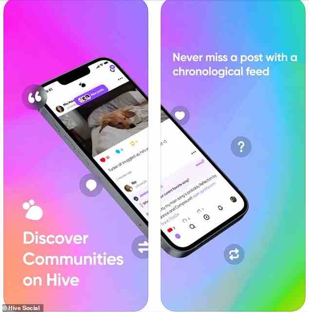 Unlike on Twitter, Hive Social posts can't be promoted - instead, they just appear in chronological order