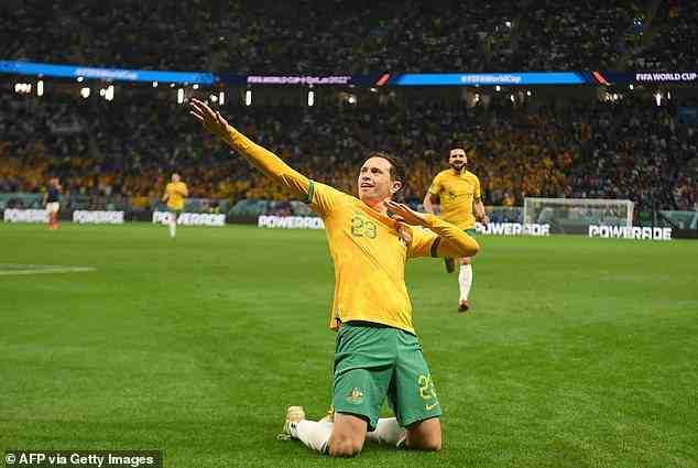 Craig Goodwins wunderbares Finish brachte die Socceroos nach weniger als 10 gespielten Minuten in Führung