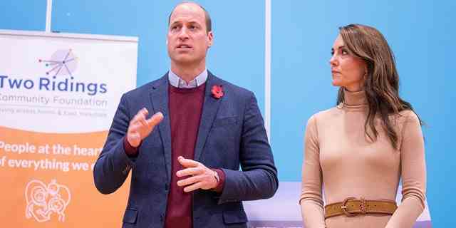 Besuch von Prinz William und Kate Middleton "Die Straße" in Scarborough, um über psychische Gesundheit zu diskutieren.