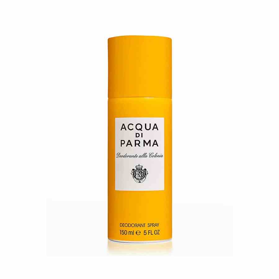 Acqua Di Parma Colonia Deodorant Spray orange Spraydose auf weißem Hintergrund