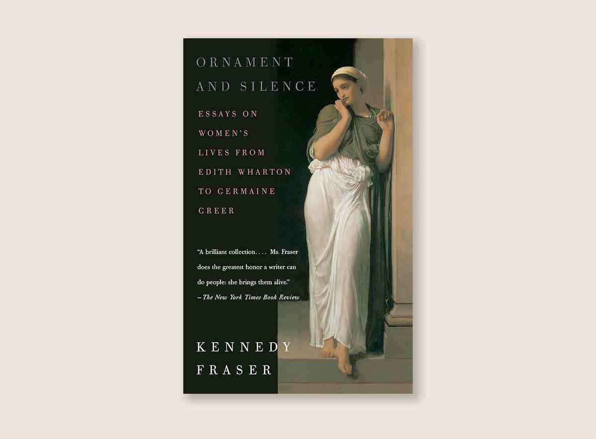 Book cover of Ornament and Silence on a neutral background