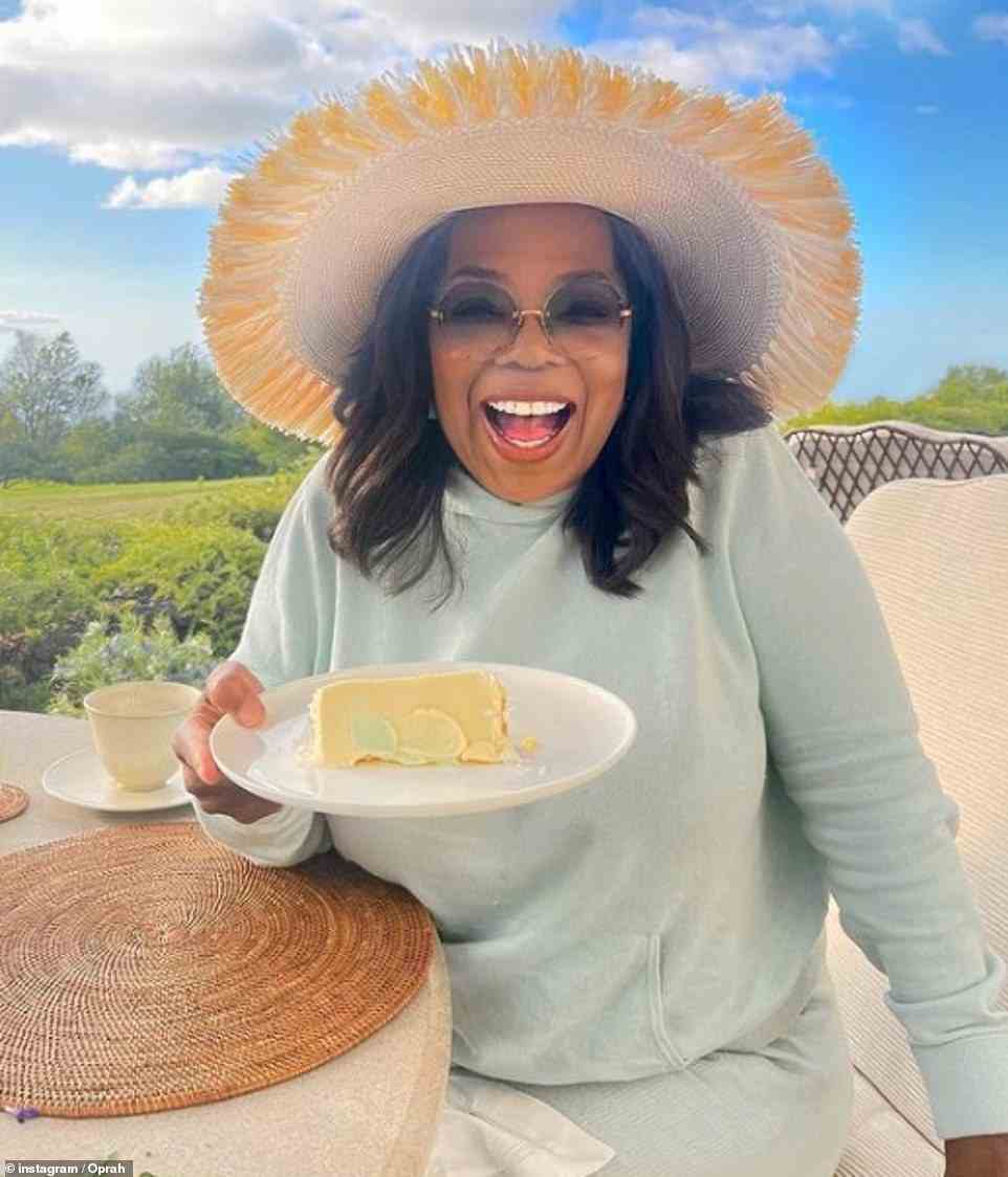 And in the caption of an snap posted in January, the 68-year-old shared a tribute to private chef Zairah Mae Molina, who had baked a 'delicious coconut pineapple soaked cake' for her birthday