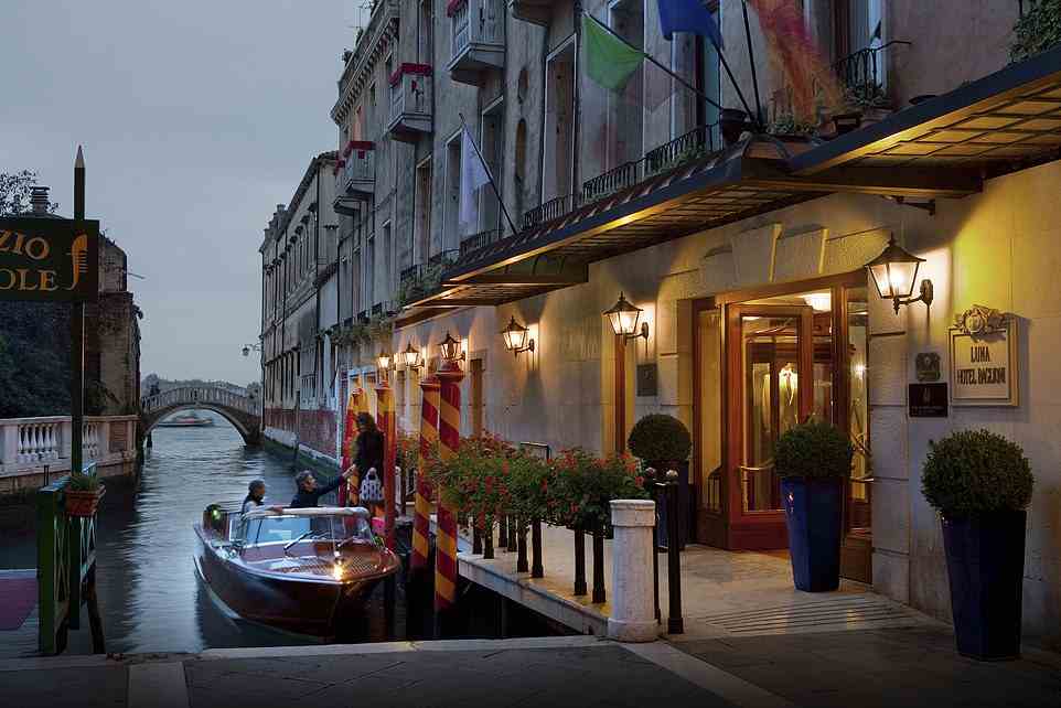 Tuccis Erkundung Venedigs kann im Baglioni Hotel Luna am Kanal neben dem Markusplatz nacherlebt werden (im Bild).
