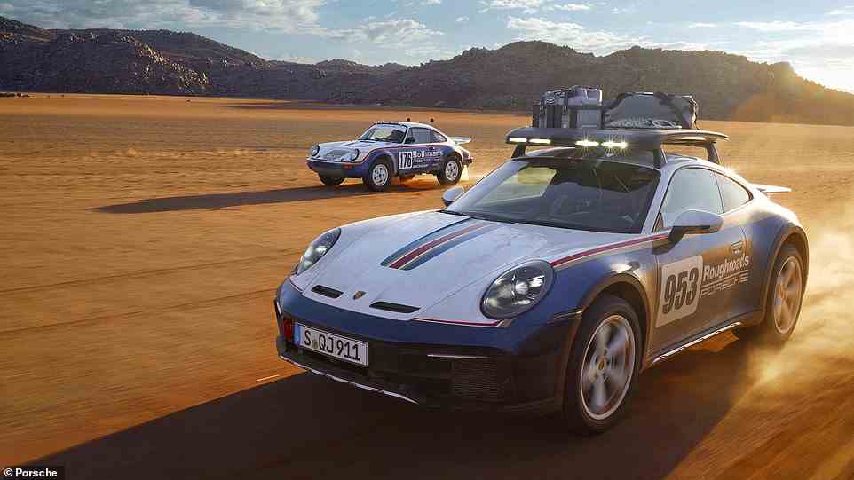 Like its rival, the top speed has been limited - mostly due to its off-road tyres - with Porsche trimming it to 149mph