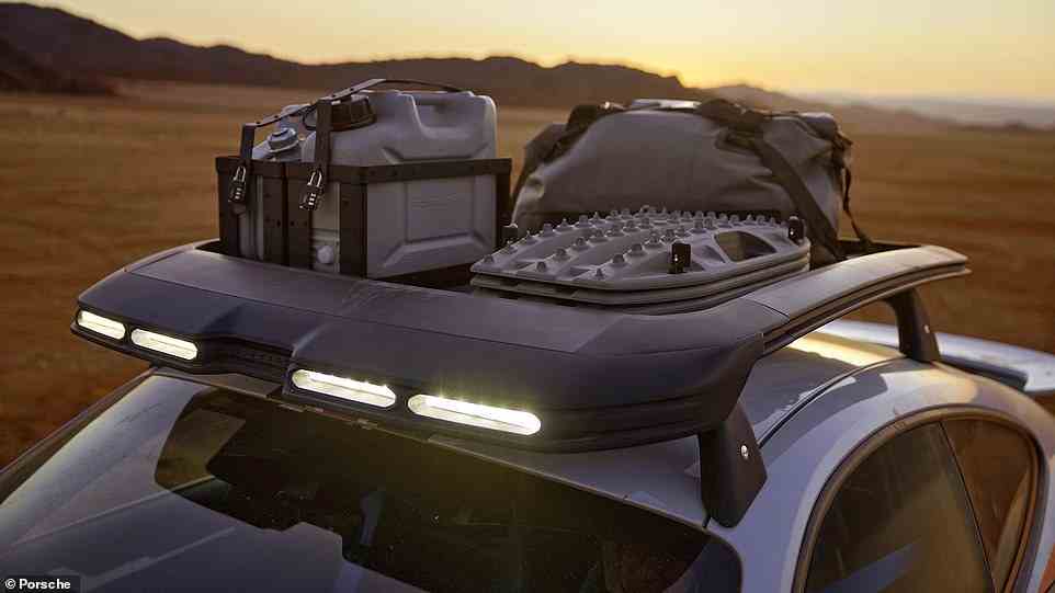 Optional extras include a roof-rack with a 42kg load capacity and LED lighting, plus a 12-volt power outlet. It also comes with the option of a roof tent for those planning to use their 911 for expeditions