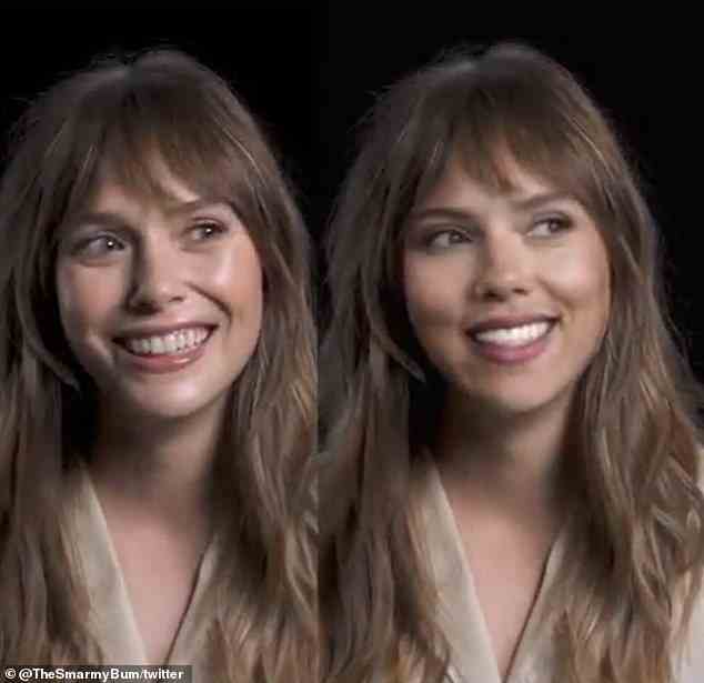 Ein Video, das auf der einen Seite Elizabeth Olsen und auf der anderen Scarlett Johansson zeigt, fordert das Internet heraus, ob es den Unterschied zwischen der echten Schauspielerin und dem von der KI generierten Deepfake erkennen kann