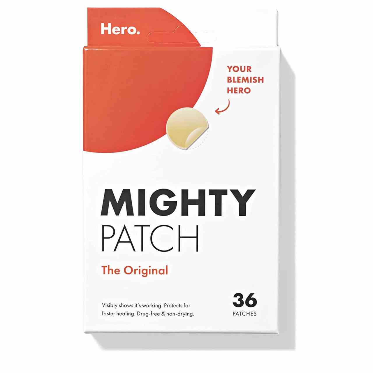 Hero Cosmetics Mighty Patch Weiße Originalverpackung auf weißem Hintergrund