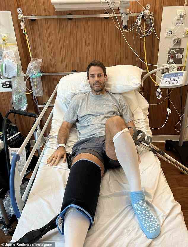 Verfahren: Jamie Redknapp hat bekannt gegeben, dass er sich einer Knieoperation unterzieht – 19 Jahre nachdem ihn die Verletzung zum Rücktritt zwang