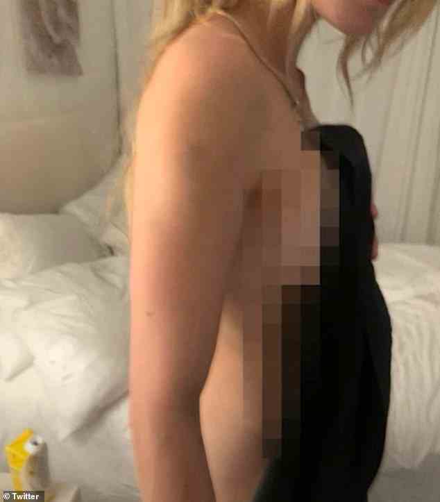 New pictures released by police show OnlyFan model Courtney Clenney, 26, (pictured) show her covered in bruises after the attack