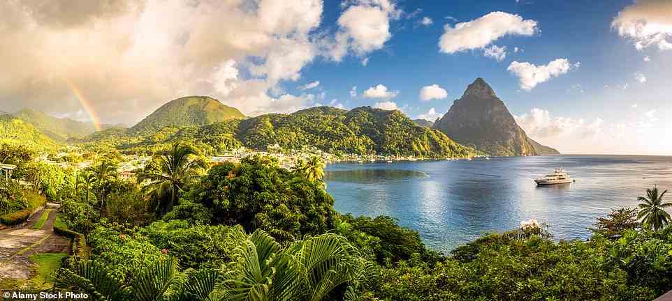 Totally tropical: Jennifer Cox travelled to St Lucia (pictured) to explore some of the unique properties that fall under the island's new hotel scheme, Collection De Pepites, which pools together 250 small, locally owned properties on the isle. 'Many visitors who don’t look beyond the big all-inclusive resorts miss out on the rich variety that St Lucia offers,' she says