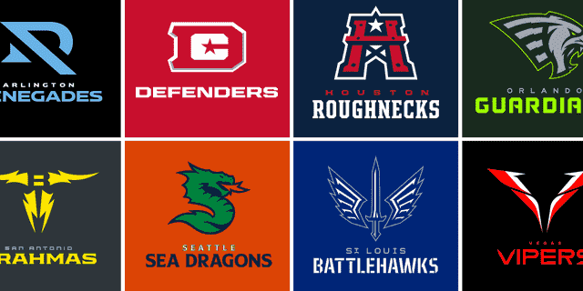 Die XFL hat ihre Teamnamen und Logos für 2023 enthüllt.