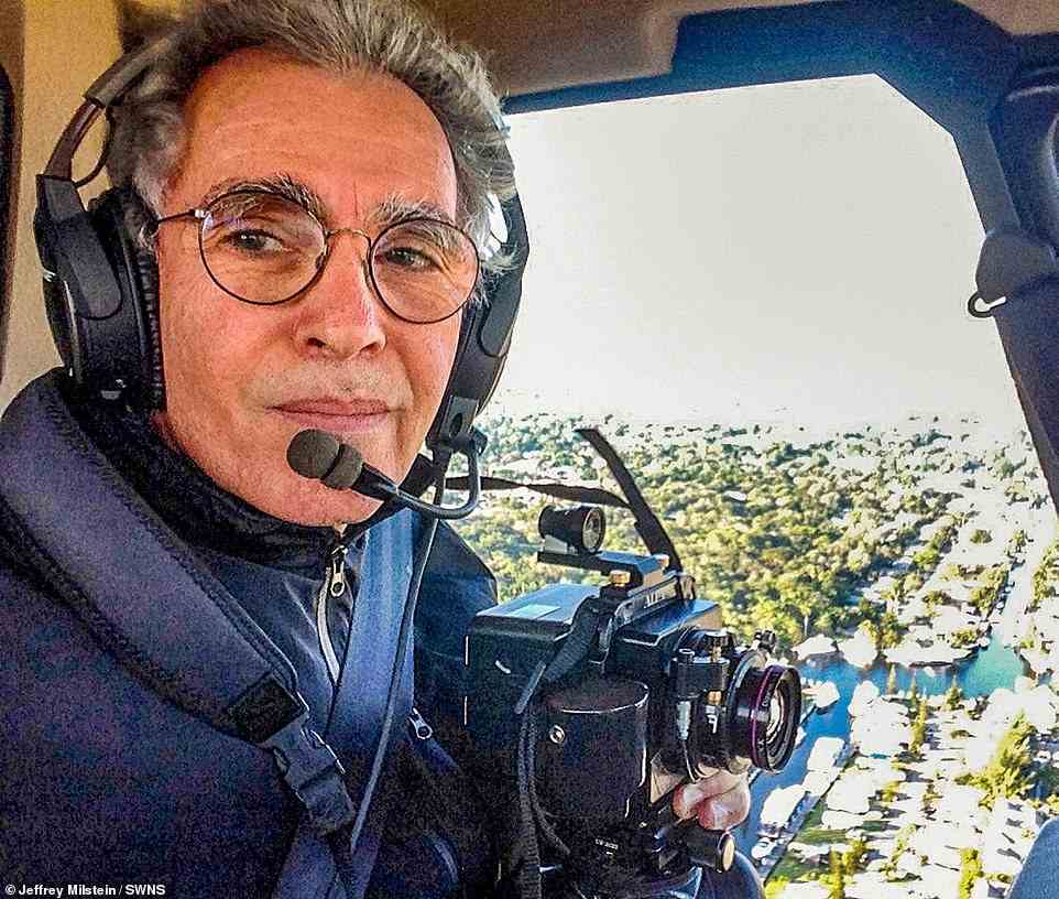 Der Fotograf Jeffrey Milstein fängt die atemberaubende Aussicht auf London aus dem Cockpit eines Hubschraubers ein