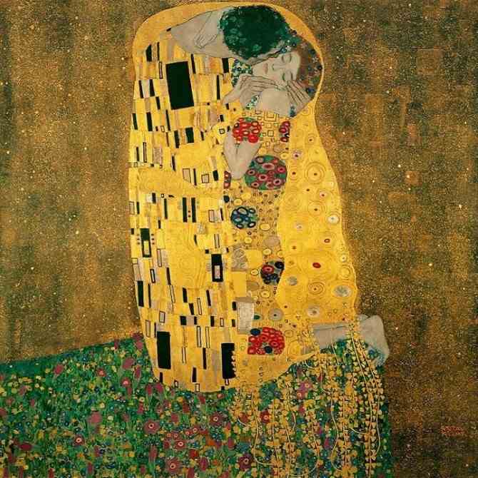 Der Kuss, Gustav Klimt.