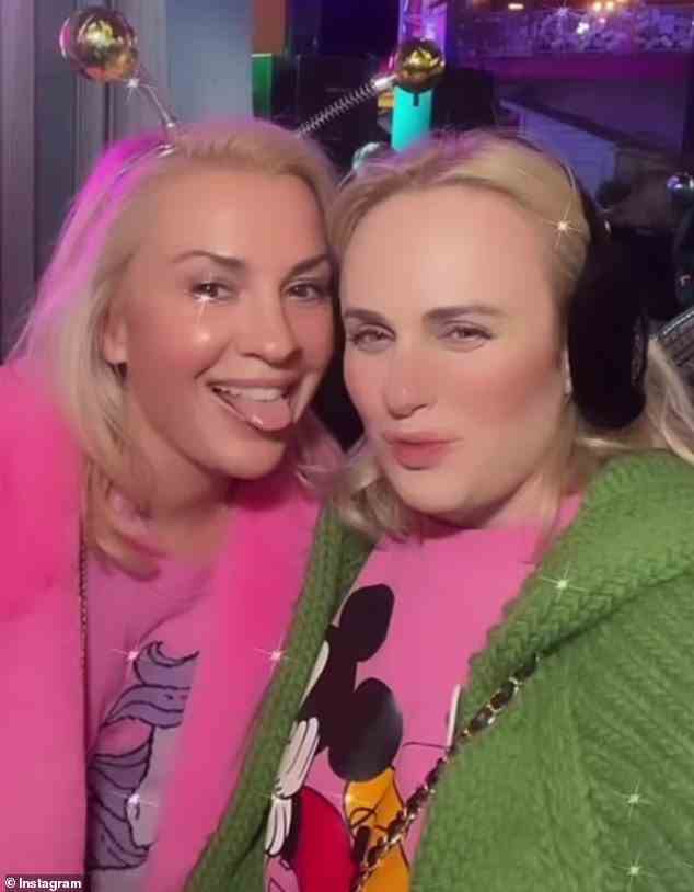 Rebel and Ramona are pictured partying at Paris Hilton's event