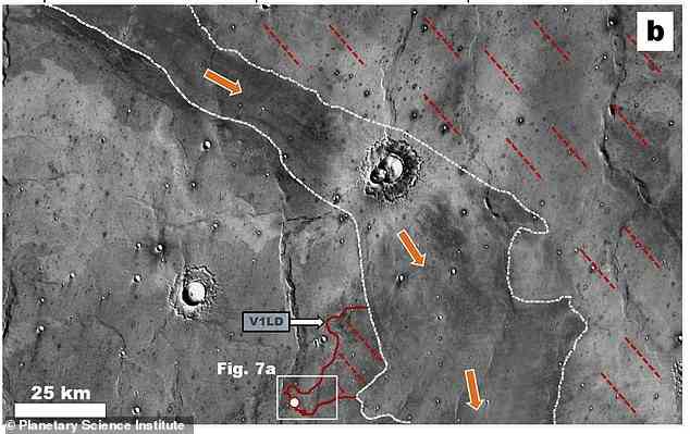 Die Forscher analysierten Karten der Marsoberfläche, die durch die Kombination von Bildern früherer Missionen zum Planeten erstellt wurden, und identifizierten einen Einschlagskrater, der den Megatsunami verursacht haben könnte