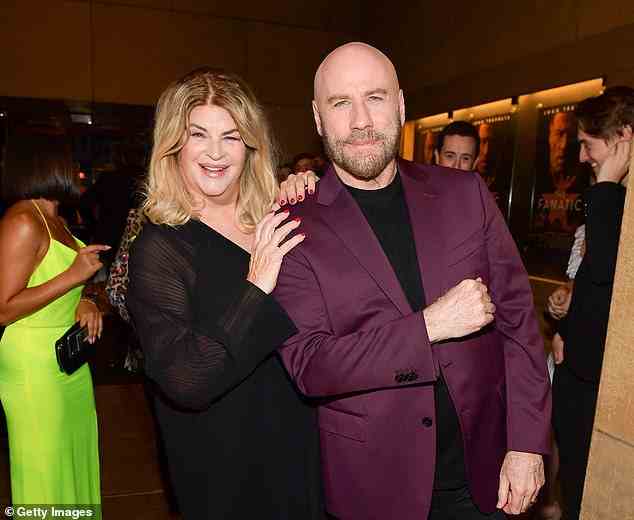 Kirstie Alley's friend and confidante John Travolta paid tribute to the actress in the wake of her passing at 71 on Monday. They were snapped at an LA screening of his film The Fanatic in 2019
