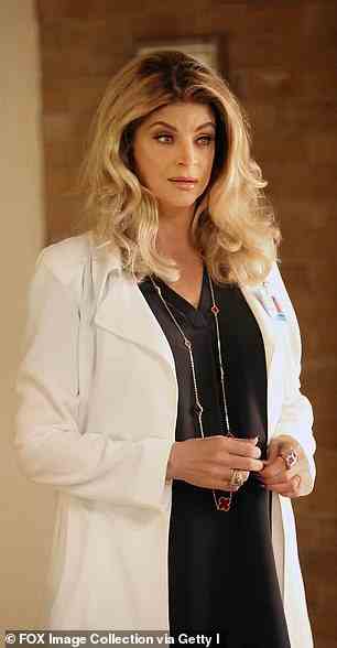 The Hollywood community was in mourning on Monday night, with news that beloved actress Kirstie Alley had passed away. She is pictured in Scream Queens (2015)
