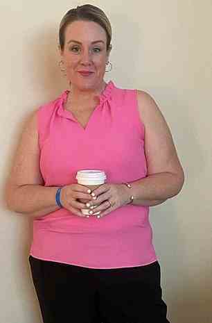 Ana McKenna (im Bild) sagte gegenüber DailyMail.com, sie plane, Wegovy nicht mehr zu verwenden, nachdem sie ihr Gewichtsverlustziel erreicht habe