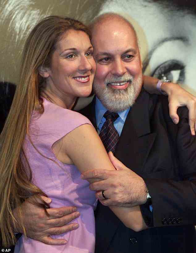 But five years into their marriage, Rene (seen with Celine in 1999) was diagnosed with a type of skin cancer called squamous cell carcinoma, but he was declared cancer-free in 2000