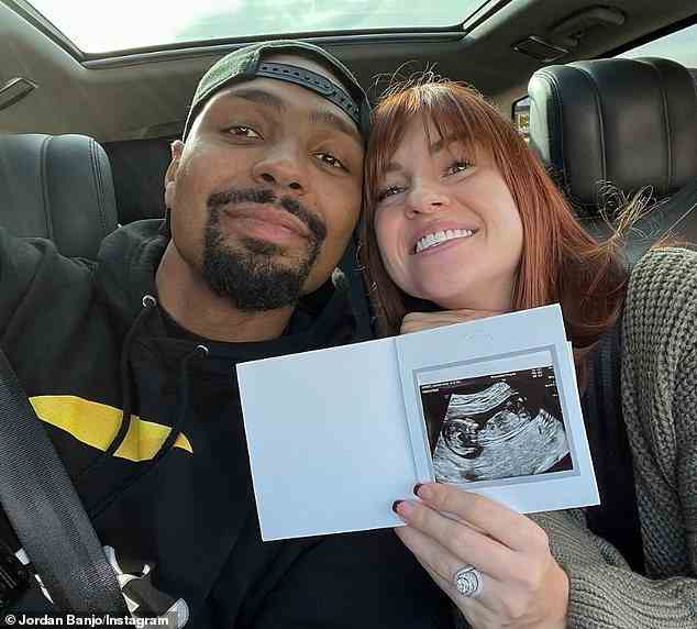 Expecting: Britain's Got Talent star Jordan's wife Naomi is currently pregnant with their third child and they revealed their happy news in October