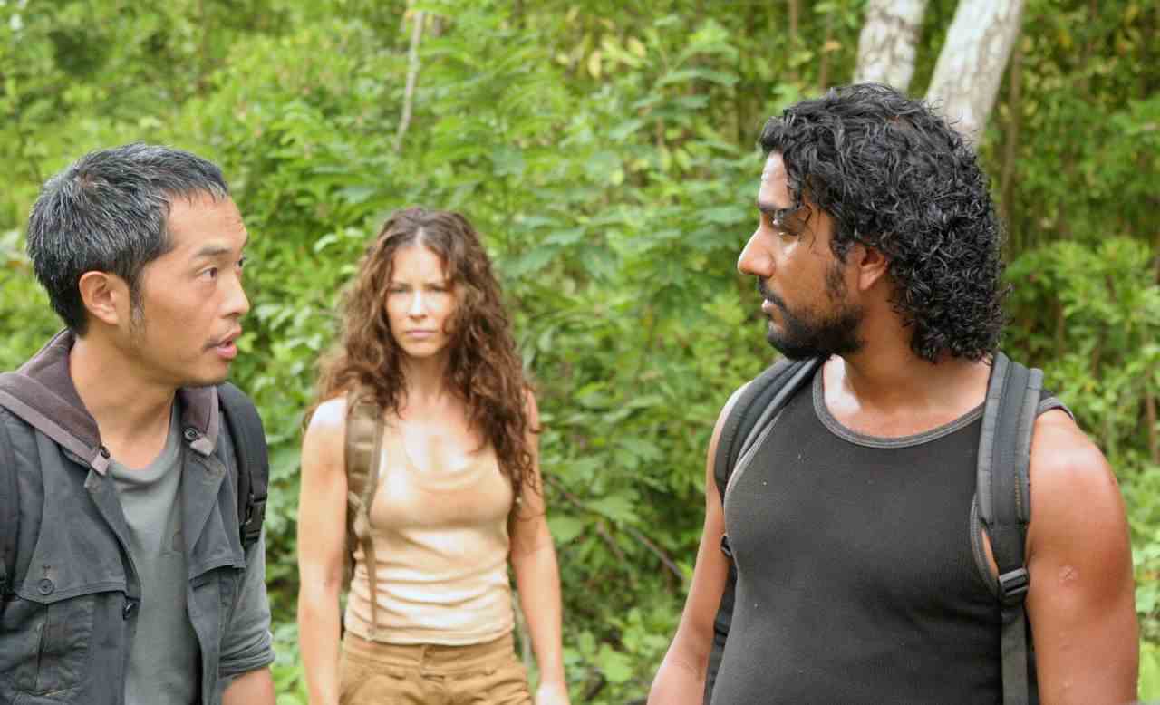 Leung, Evangeline Lilly and Naveen Andrews act in ABC's "Lost." 