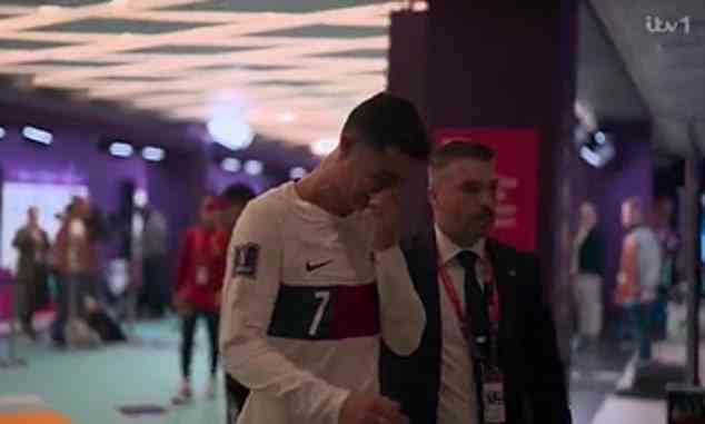 Der 37-Jährige war untröstlich, nachdem er im Viertelfinale gegen Marokko mit 0:1 verloren hatte