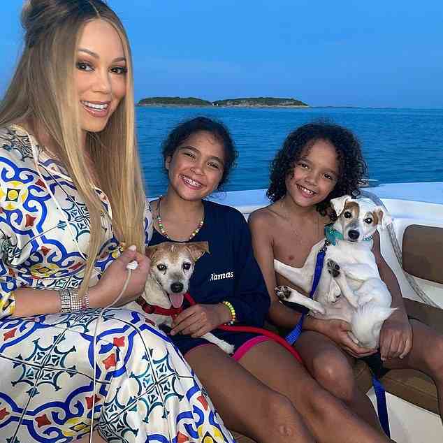 Zwillinge: Mariah teilt Monroe und ihren marokkanischen Zwilling mit Ex-Ehemann Nick Cannon, mit dem sie sich 2014 getrennt hat