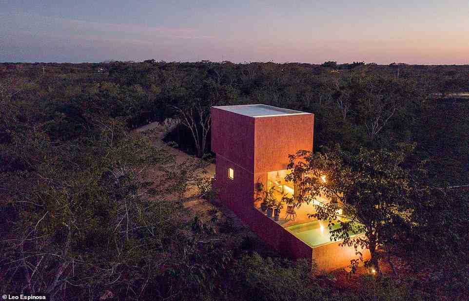 CASITA JABIN, VALLADOLID, YUCATAN, MEXICO: Located in the subtropical jungles of the Yucatan Peninsula is this 'stacked pair of pink cubes', which form a 'contemporary one-bedroom getaway'. It’s ideally situated 'near ancient Mayan pyramids and a walk away from the otherworldly waterhole Cenote Suytun', the book reveals. Owners and married couple Anette Urbina Gamboa and Eduardo De la Pena Corral use the abode to unplug from their 'busy corporate lives' in Mexico City, the book explains. Travellers can experience it for themselves by renting the property via Airbnb