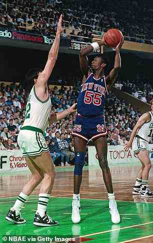 Louis Orr spielte 1984 im Boston Garden gegen den Star der Boston Celtics, Kevin McHale