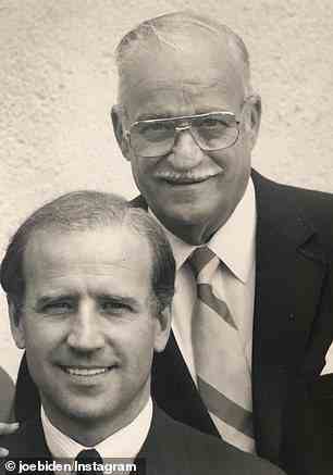 Präsident Joe Biden postet ein Foto von sich mit seinem Vater Joseph Robinette Biden Sr.