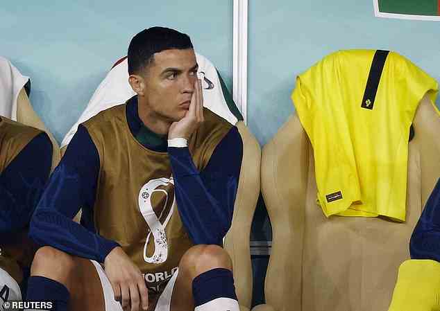 Ronaldo spielte eine kleine Rolle in Portugals WM-Kampagne 2022 und blieb oft auf der Bank