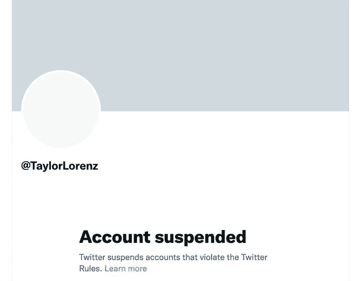 Ein weiterer Journalistenaccount wurde auf Twitter gesperrt.