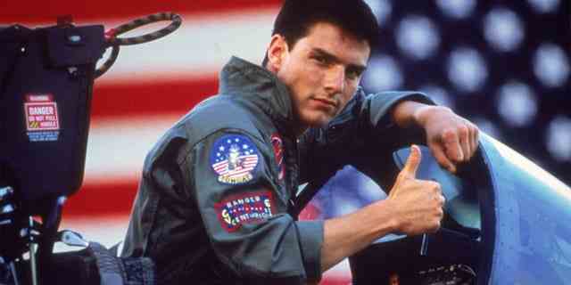 Tom Cruise spielte Maverick im Film von 1986 "Top Gun." 