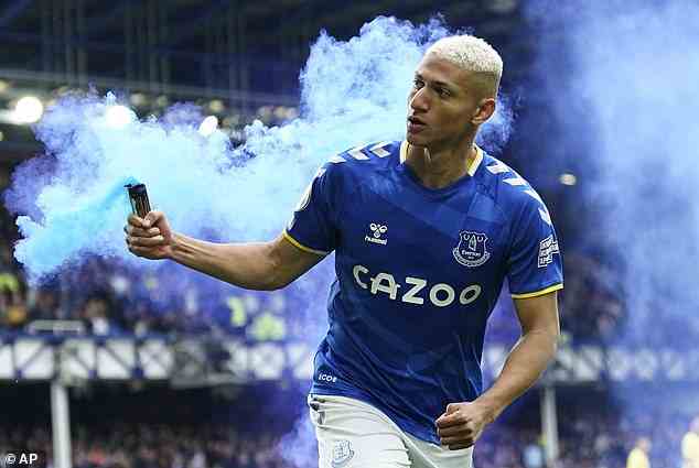 Brazilian superstar Richarlison carried this flare that had been thrown onto the field while he was playing for Everton against Chelsea in May. The EPL has recently tried to enforce a crackdown on poor fan behaviour